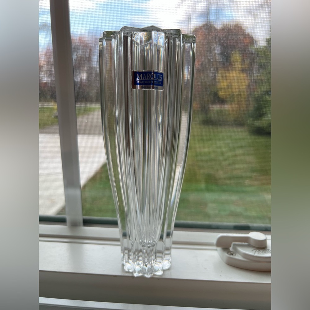 Marquis Clear Glass Vase
